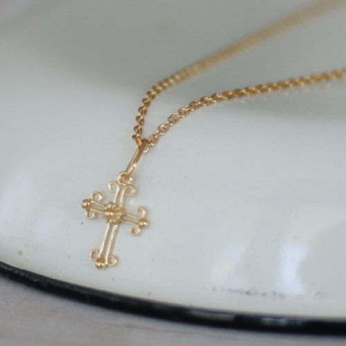 ネックレス, Necklace, クロス, charm, filigree