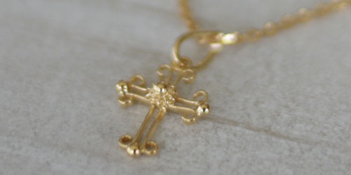 ネックレス, Necklace, クロス, charm, filigree