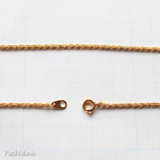 画像5: ゴールド・ダブル鎖・ロングチェーン60cm/70cm【金属アレルギーの方に配慮したニッケルフリー加工】 (5)