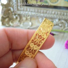 画像5: ハートレースバングル【金属アレルギーの方に配慮したニッケルフリー加工】 (5)