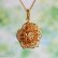 画像3: 蓮の花のネックレス(M2)｜本物の蓮の花・金輪蓮を銀線細工で美しく忠実に表現したチャーム【金属アレルギーの方に配慮したニッケルフリー加工】 (3)