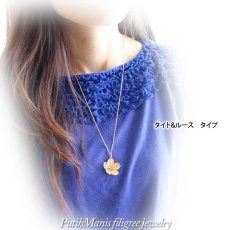 画像12: 桜（L）のネックレス｜本物のさくら・サクラ・Sakuraと同じ大きさのチャーム【ニッケルフリーで金属アレルギーの方にも安心なゴールド加工】 (12)