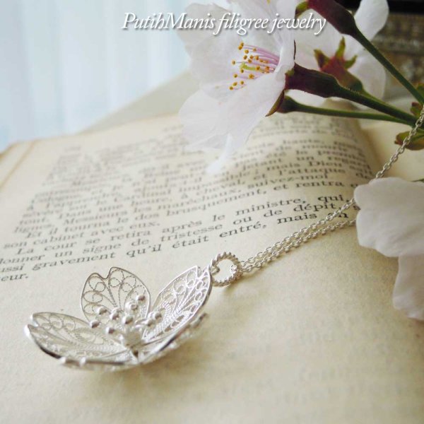 画像5: 桜(L)のネックレス|本物のさくら・サクラ・Sakuraと同じ大きさのチャーム【silver925】