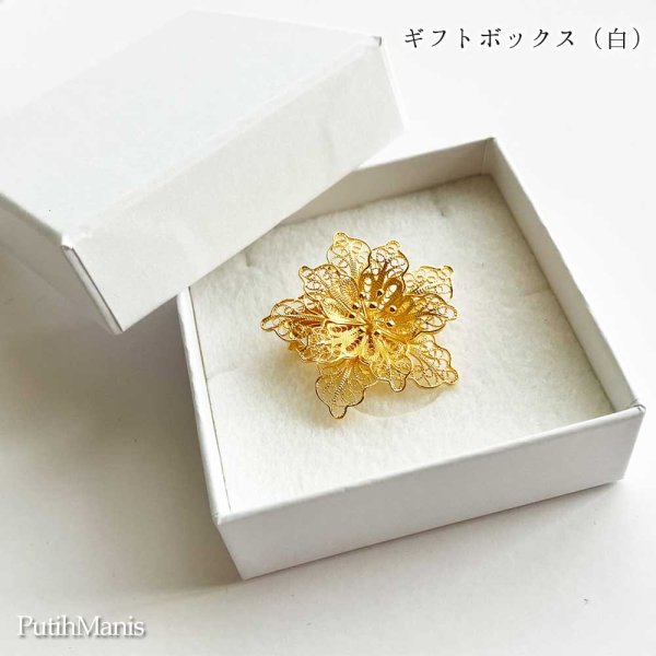 画像12: クレマチスのお花・銀線細工の透かしの花びらが美しいブローチ(24Kゴールド・ヴェルメイユ・18Kピンクゴールド)