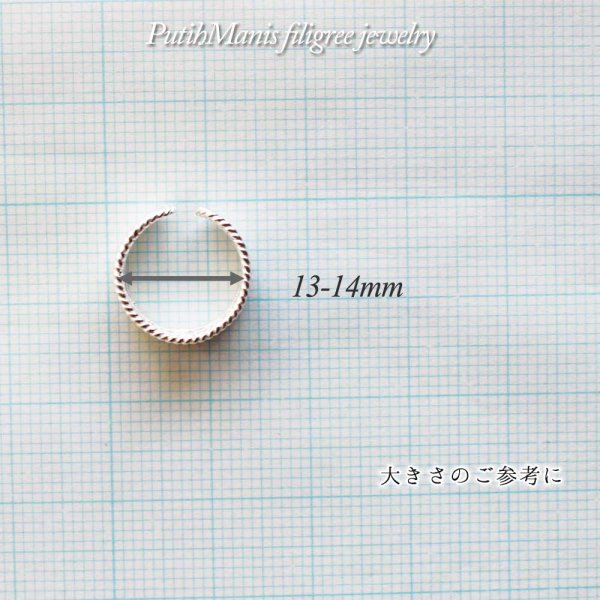 画像5: レースのイヤーカフ|銀線細工の透かしが美しいイヤーカフ【silver925】