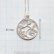 画像5: コイン型アラベスクチャームのネックレス｜銀線細工で仕上げた蔦の葉の模様が美しいコイン型チャーム【silver925】 (5)