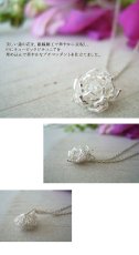 画像2: 蓮の花のシルバーネックレス（プチサイズ）【silver925】 (2)
