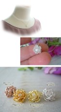 画像3: 蓮の花のシルバーネックレス（プチサイズ）【silver925】 (3)