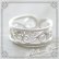 画像1: アラベスク模様のリング｜百合文様の透かしがアンティーク風な指輪【silver925】 (1)