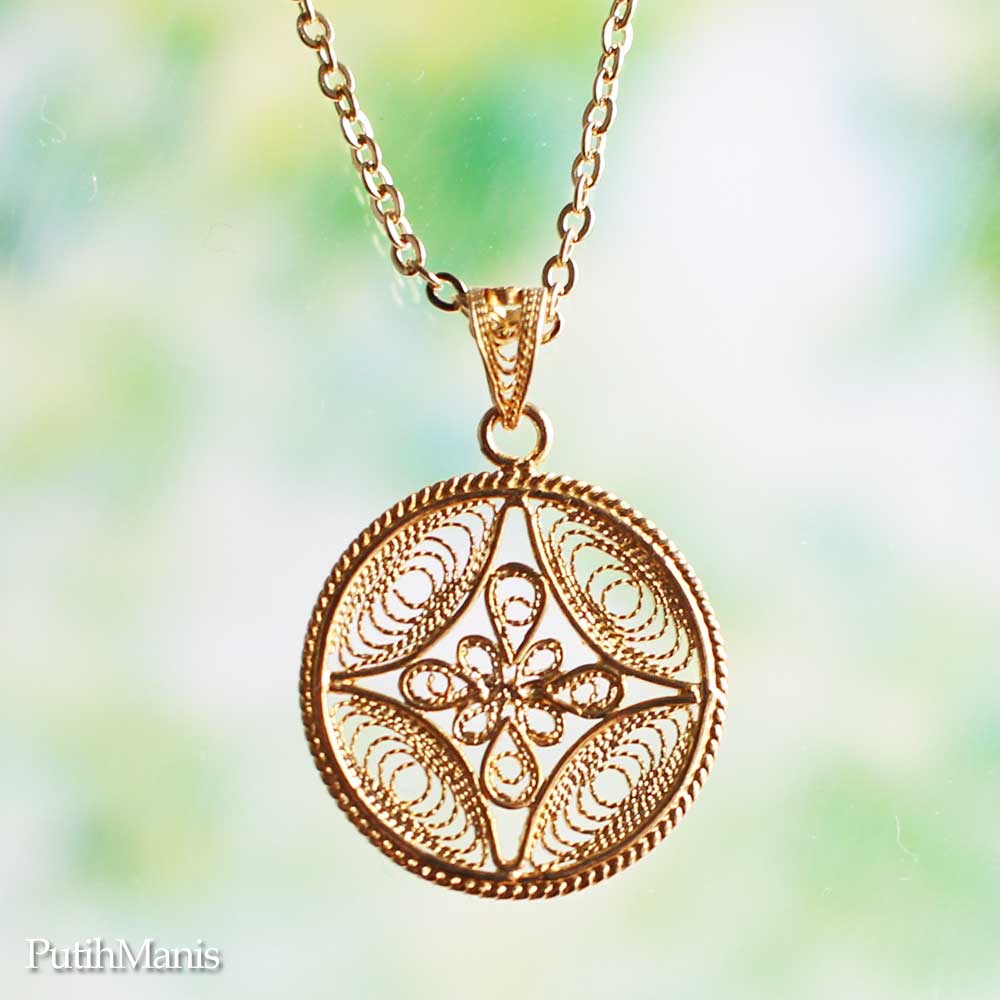 coin, circle, necklace, ニッケルフリー, 金属アレルギー, 銀線細工, フィリグリー, フィリグラーナ