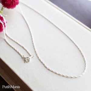 画像: 銀製・silver925・ダブル鎖のロングチェーン【silver925】