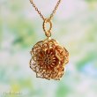 画像10: 蓮の花のネックレス(M2)｜本物の蓮の花・金輪蓮を銀線細工で美しく忠実に表現したチャーム【金属アレルギーの方に配慮したニッケルフリー加工】