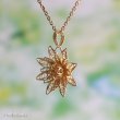 画像4: 蓮の花のネックレス(M3)｜蓮の花をモデルに軽やかに表現したチャーム【金属アレルギーの方に配慮したニッケルフリー加工】