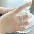 画像9: レースの透かしリング｜銀線細工の透かしの繊細さを堪能できるシンプルリング。1号〜18号まで。【silver925】