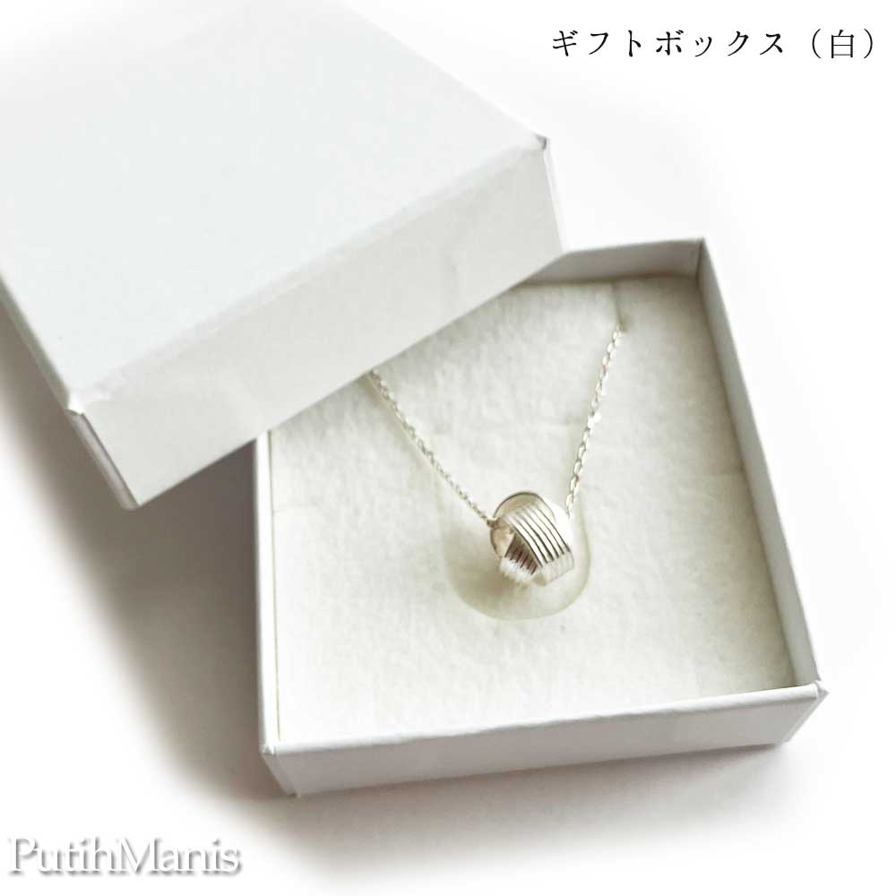 画像10: くるみボタンチャーム｜銀線のリボンで丸いボールにしたチャームのネックレス【silver925】銀線細工